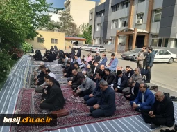 مراسم پر فیض زیارت عاشورا در جوار مزار شهید گمنام سازمان مرکزی دانشگاه فرهنگیان  2