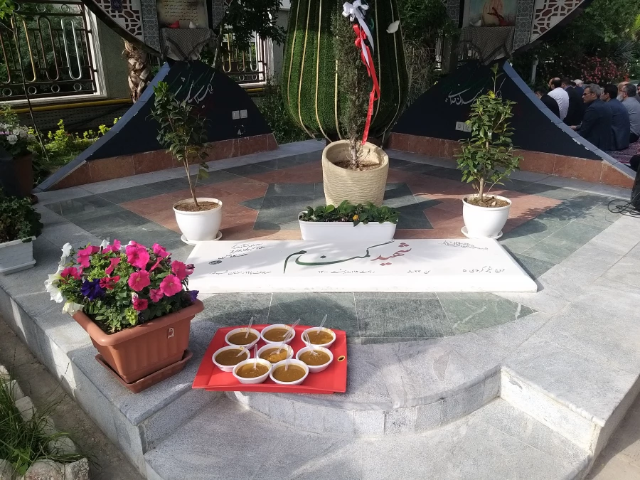 مراسم پر فیض زیارت عاشورا در جوار مزار شهید گمنام سازمان مرکزی دانشگاه فرهنگیان  3