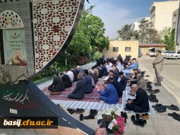 مراسم پر فیض زیارت عاشورا در جوار مزار شهید گمنام سازمان مرکزی دانشگاه فرهنگیان  4