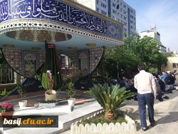 مراسم پر فیض زیارت عاشورا در جوار مزار شهید گمنام سازمان مرکزی دانشگاه فرهنگیان  5